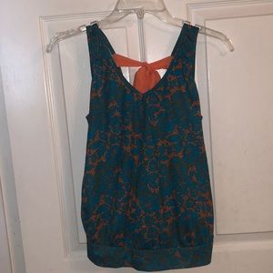 NWT Lily Star Tank With Ribbon Bow Tie Back AM
